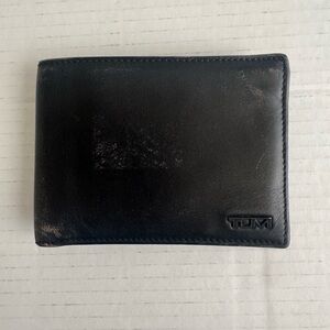 Tumi Classic Black Leather Wallet